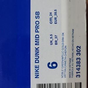 SOLD: Nike Dunk Mid Pro SB Patagonia